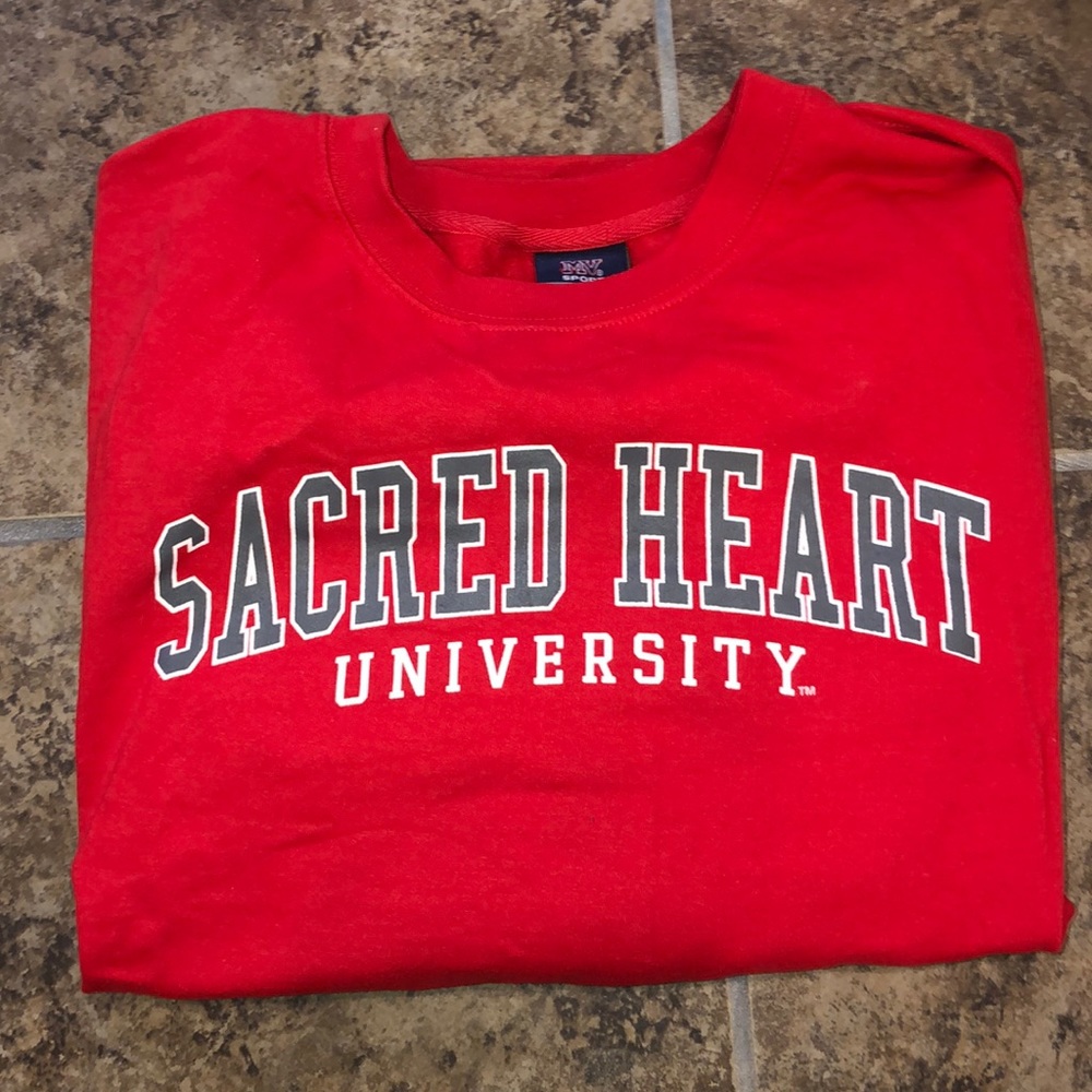 Oversized sacred heart CREWNECK